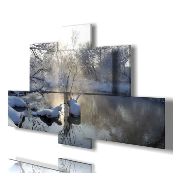 impresiones de paisajes invernales