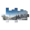 winter mountain paintings - version: 19 pannelli 276x148cm