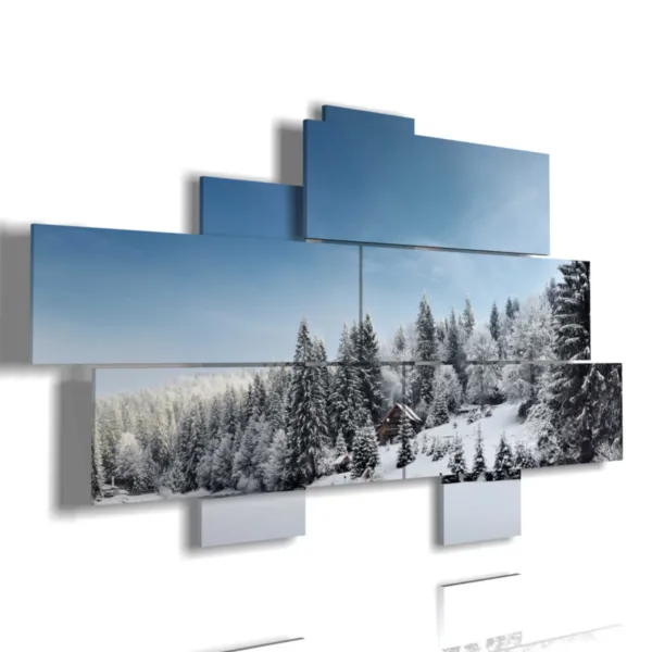 Winterliche Bergbilder