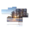 tableaux avec neige ensoleillee - version: 7 pannelli 180x106cm