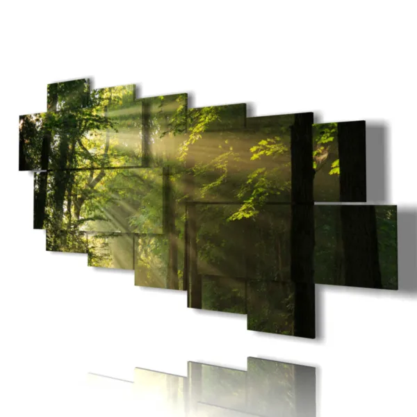 Impressions avec des arbres