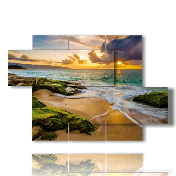 Tableaux célèbres au coucher du soleil