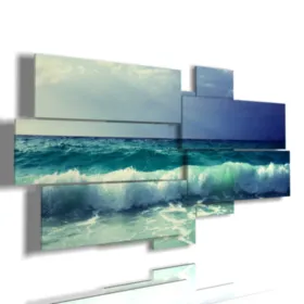 Paintings with waves