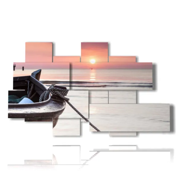 Tableaux avec des bateaux