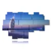 painting dubai with burj al arab seen from the sea - version: 20 pannelli 256x150cm