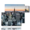 quadro moderno new york con vista dall alto - version: 6 pannelli 122x96cm