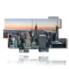 modern painting new york with a view from above - version: 10 pannelli 190x110cm