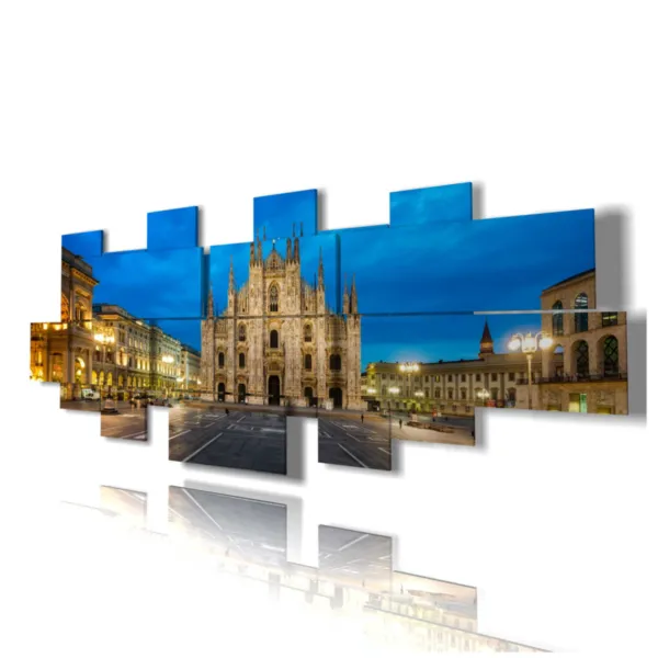 TABLEAUX AVEC LA CATHÉDRALE DE MILAN