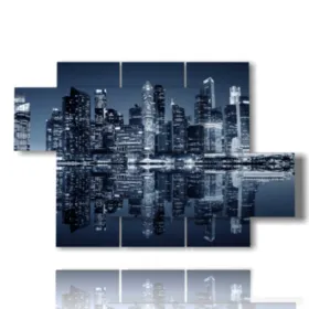 Foto de Singapur de noche