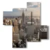 new york landscape paintings - version: 4 pannelli 94x98cm