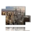 new yorker landschaftsbilder - version: 5 pannelli 128x85cm