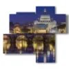 cuadro roma castel sant angelo - version: 4 pannelli 94x85cm