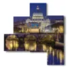 cuadro roma castel sant angelo - version: 4 pannelli 103x107cm