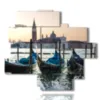 quadri moderni di venezia gondole e campanile di san marco - version: 13 pannelli 172x153cm