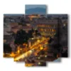 bilder in rom von oben - version: 5 pannelli 89x85cm