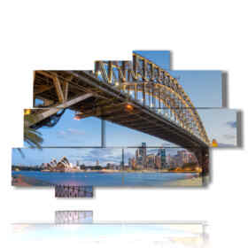 photo Sydney Tower tableau de Harbour Bridge