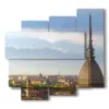 paintings in turin the mole antonelliana - version: 5 pannelli 106x98cm