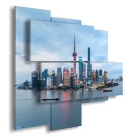 quadro foto Shanghai skyline