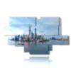 shanghai skyline photo painting - version: 12 pannelli 206x119cm