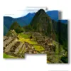 tableau de paysage moderne machu picchu - version: 5 pannelli 89x77cm