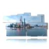 shanghai skyline photo painting - version: 11 pannelli 197x106cm