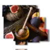 fruit and honey paintings - version: 6 pannelli 113x99cm