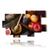 fruit and honey paintings - version: 10 pannelli 186x115cm
