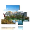 paintings dolomites monte lagazuoi - version: 10 pannelli 171x124cm