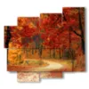 autumn paintings in the way of quiet - version: 5 pannelli 106x98cm