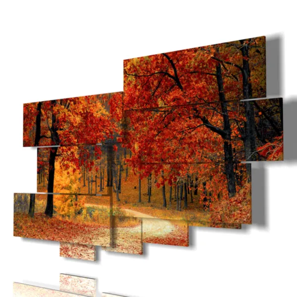 tableaux modernes d'automne