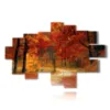 tableaux d automne sur le chemin du calme - version: 15 pannelli 232x153cm