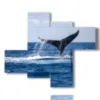 cuadros ballena - version: 4 pannelli 117x97cm