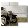 bild mit oldtimern - version: 4 pannelli 91x85cm