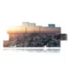 paris in the paintings panoramic at sunset - version: 17 pannelli 282x112cm