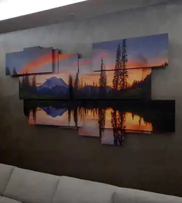 quadri moderni in bianco e nero